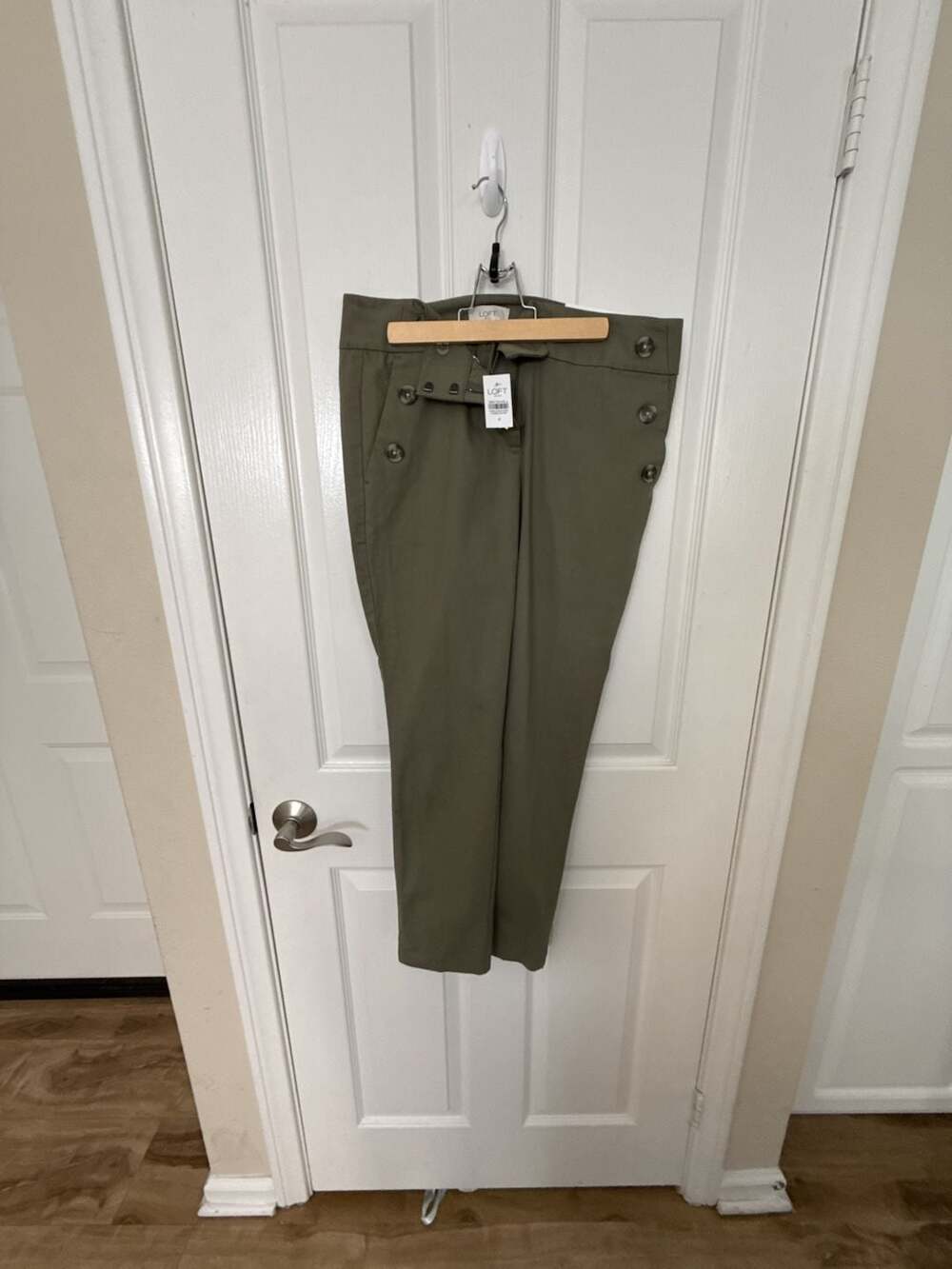 LOFT Outlet Skinny Ankle Pants Olive Green Size 4